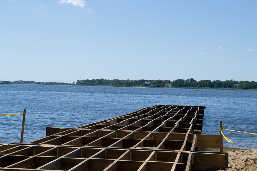 Dock under construction