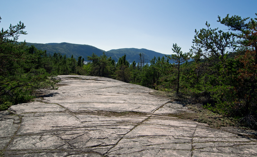 Ridge above Saguenay Fjord