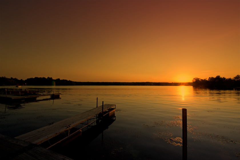 Sunset Over Edinboro Lake