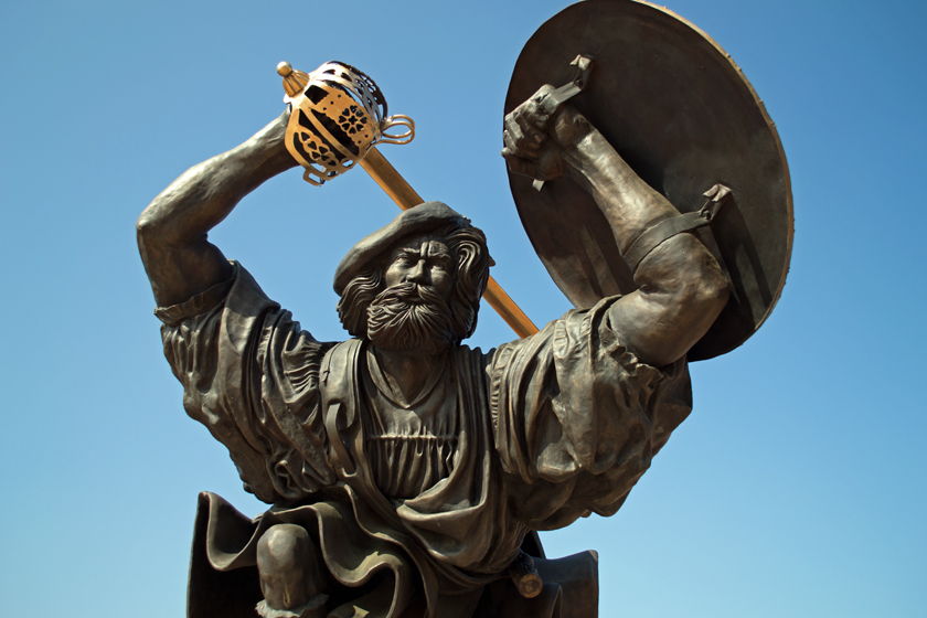 Fighting Scot Statue at Edinboro University
