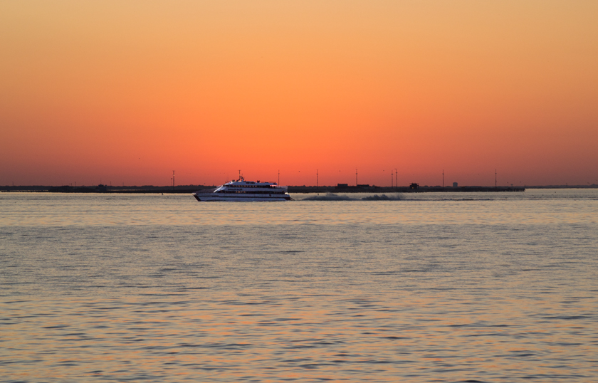 Sunset from Sandy Hook