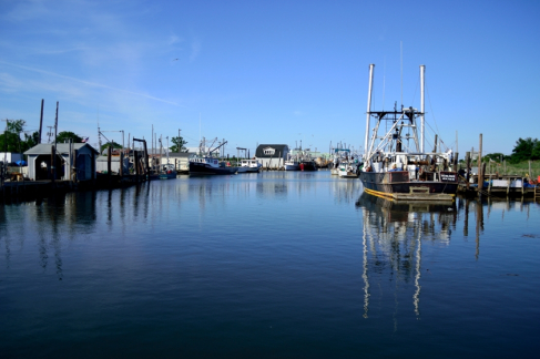 Reflections at the marina