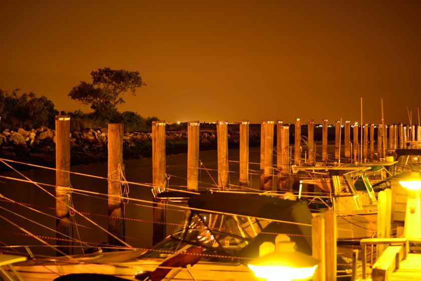 Night at the marina