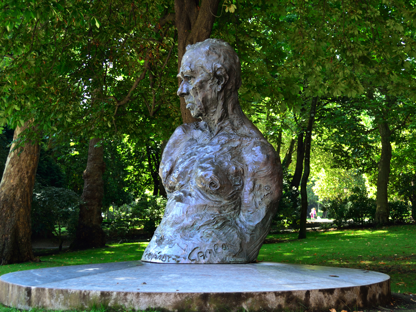 Bronze Sculpture in Campo San Francisco, Oviedo