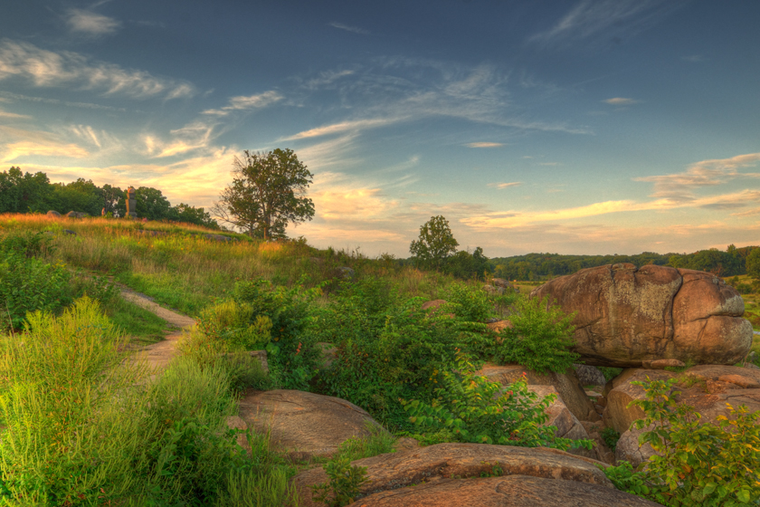 Sunset on Devil's Den